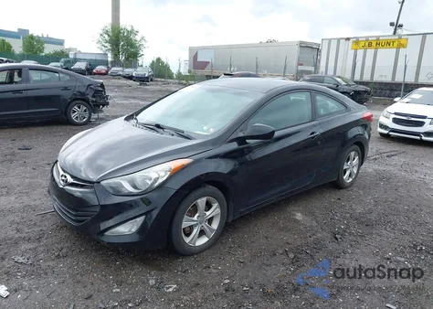 2013 Hyundai Elantra Gs из США, поврежденный, VIN KMHDH6AEXDU002579